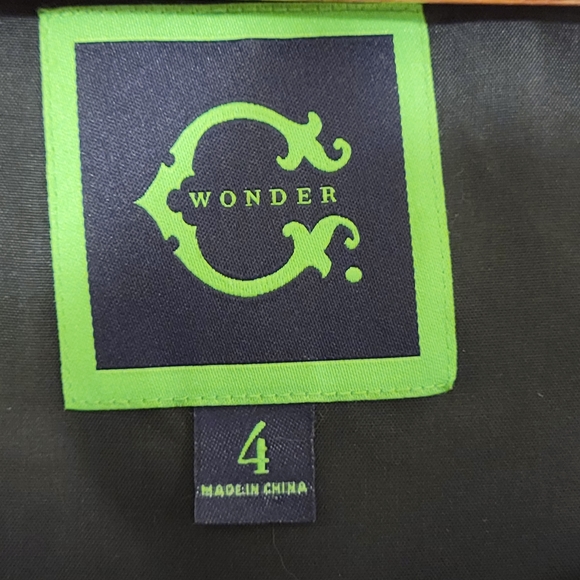 Black and White Sheath Dress By C Wonder Size 4 - Picture 8 of 8